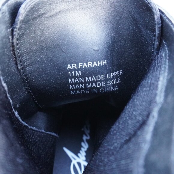 Black American Rag Cie Farahh Combat Boots - Picture 6 of 8